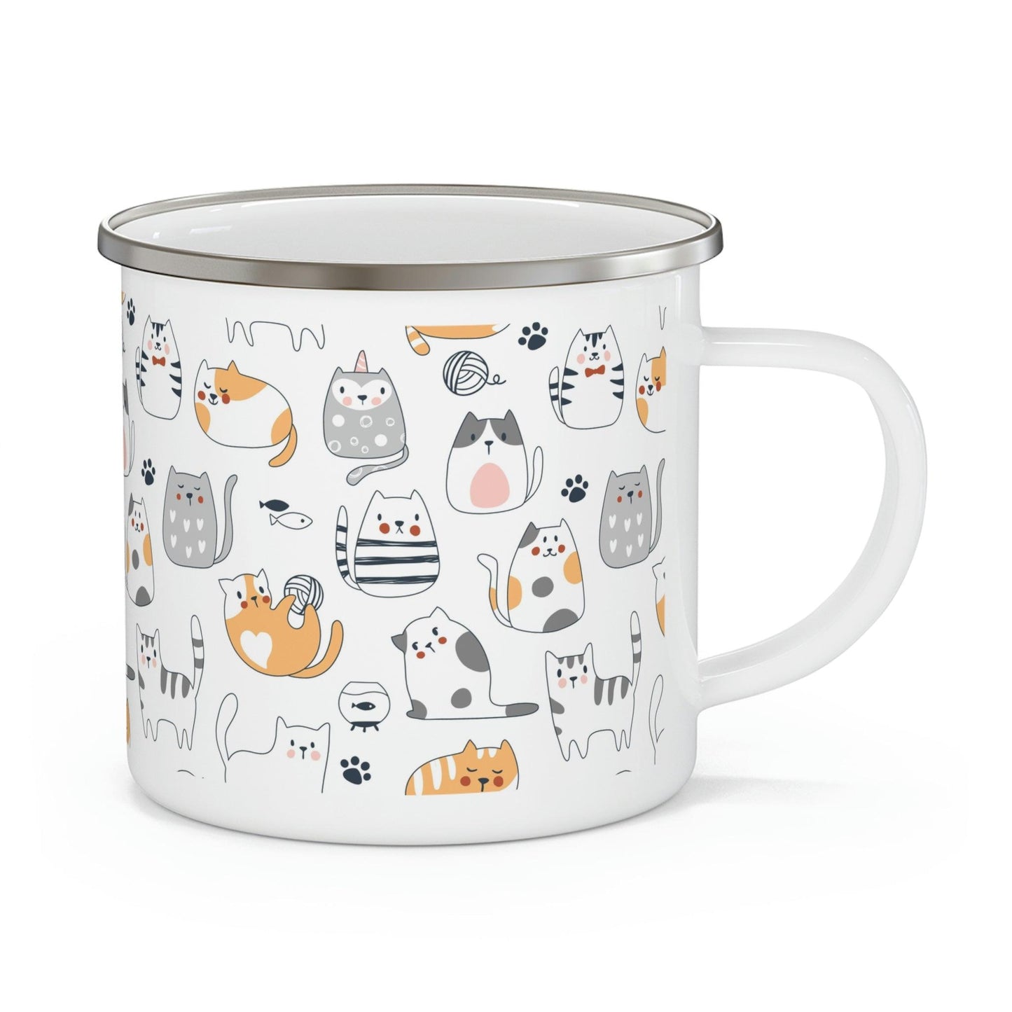 Rynx | Pet Adventure Enamel Camping Mug for Outdoor Sports Lovers