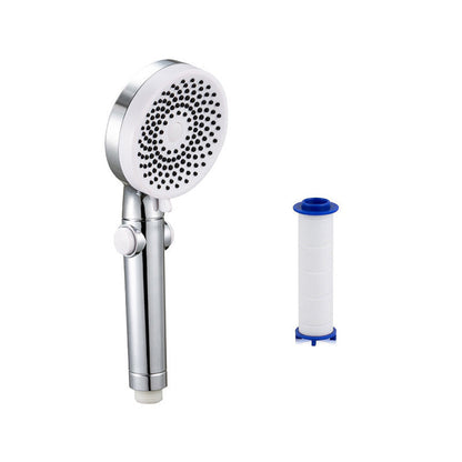 Rynx | Contemporary Round Shower Head Combo Handheld Shower Head 9.8 Inch H Spray Head