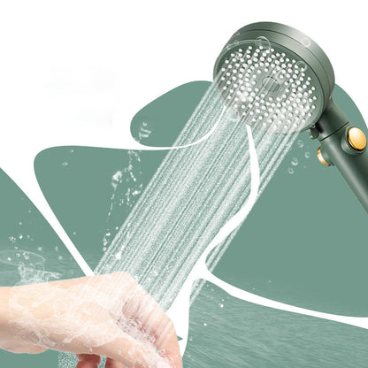 Rynx | Contemporary Round Shower Head Combo Handheld Shower Head 9.8 Inch H Spray Head
