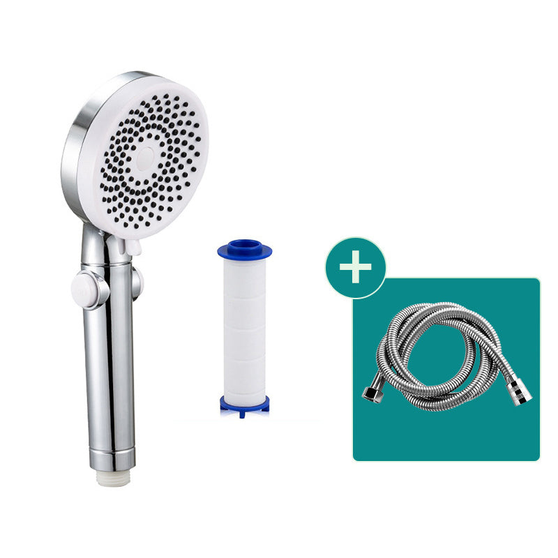Rynx | Contemporary Round Shower Head Combo Handheld Shower Head 9.8 Inch H Spray Head