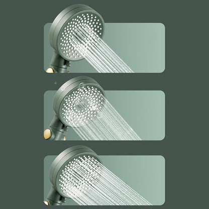 Rynx | Contemporary Round Shower Head Combo Handheld Shower Head 9.8 Inch H Spray Head