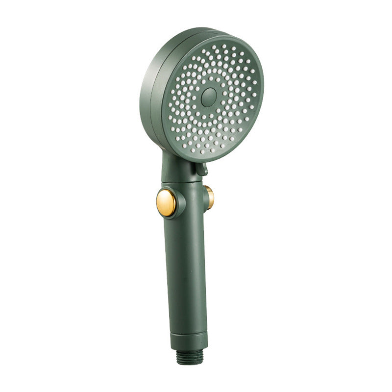 Rynx | Contemporary Round Shower Head Combo Handheld Shower Head 9.8 Inch H Spray Head