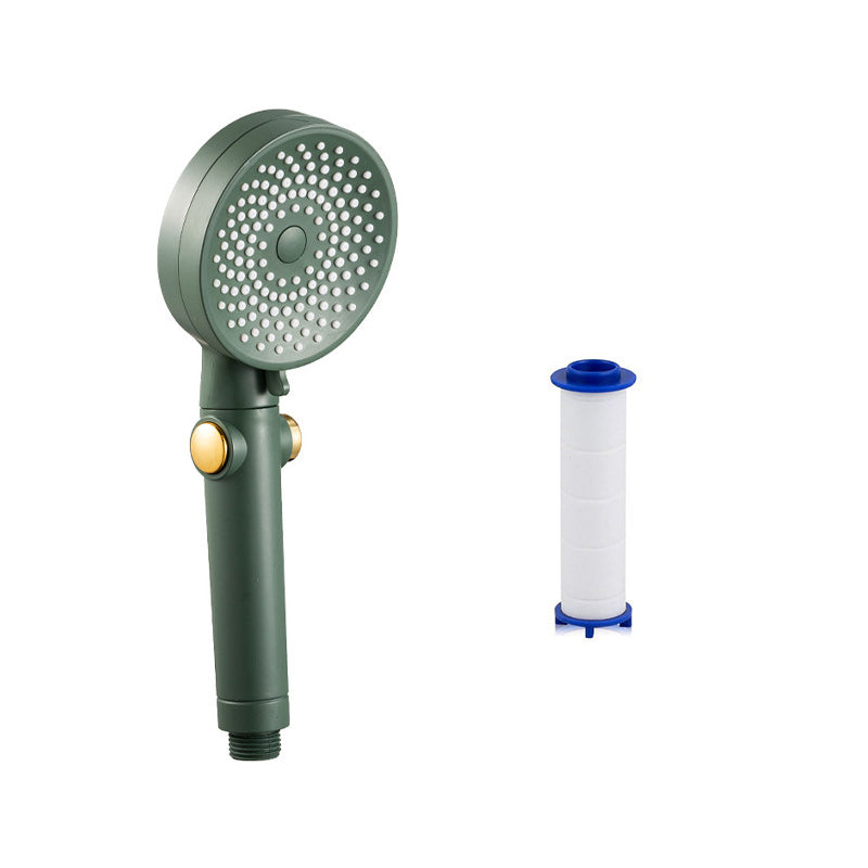 Rynx | Contemporary Round Shower Head Combo Handheld Shower Head 9.8 Inch H Spray Head