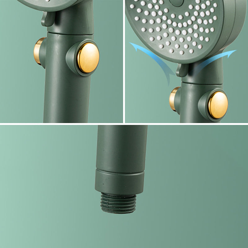 Rynx | Contemporary Round Shower Head Combo Handheld Shower Head 9.8 Inch H Spray Head