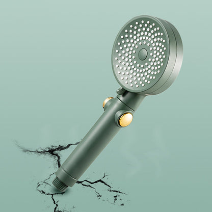 Rynx | Contemporary Round Shower Head Combo Handheld Shower Head 9.8 Inch H Spray Head