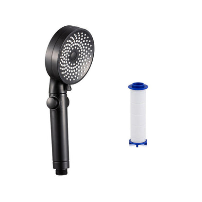 Rynx | Contemporary Round Shower Head Combo Handheld Shower Head 9.8 Inch H Spray Head
