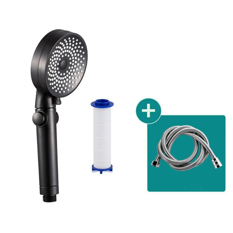 Rynx | Contemporary Round Shower Head Combo Handheld Shower Head 9.8 Inch H Spray Head