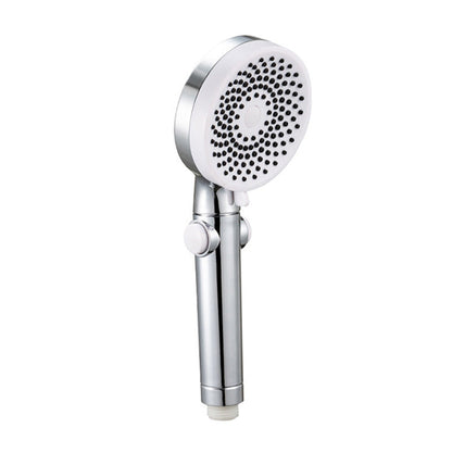 Rynx | Contemporary Round Shower Head Combo Handheld Shower Head 9.8 Inch H Spray Head