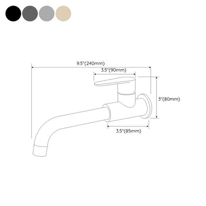 Rynx | Modern Style Wall-Mounted Single Lever Mixer Faucet for the Bathroom