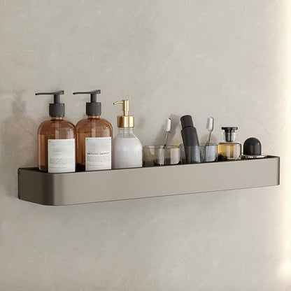 Rynx | Contemporary Aluminum Bathroom Accessory Set Grey Bath Shelf