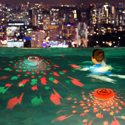 Rynx | LED floating fish projection bath and swim lighting toy