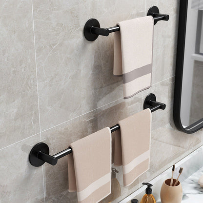 Rynx | Aluminum Bathroom Hardware Set Black Bathroom Accessories Kit Towel Bar