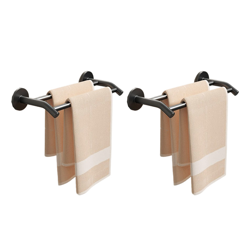Rynx | Aluminum Bathroom Hardware Set Black Bathroom Accessories Kit Towel Bar
