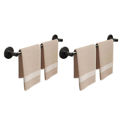 Rynx | Aluminum Bathroom Hardware Set Black Bathroom Accessories Kit Towel Bar