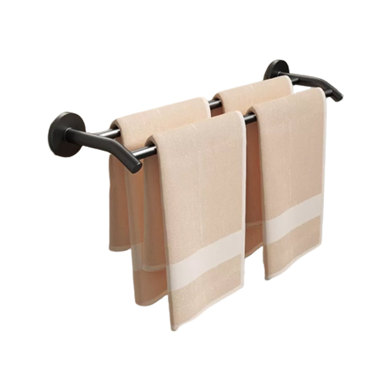 Rynx | Aluminum Bathroom Hardware Set Black Bathroom Accessories Kit Towel Bar