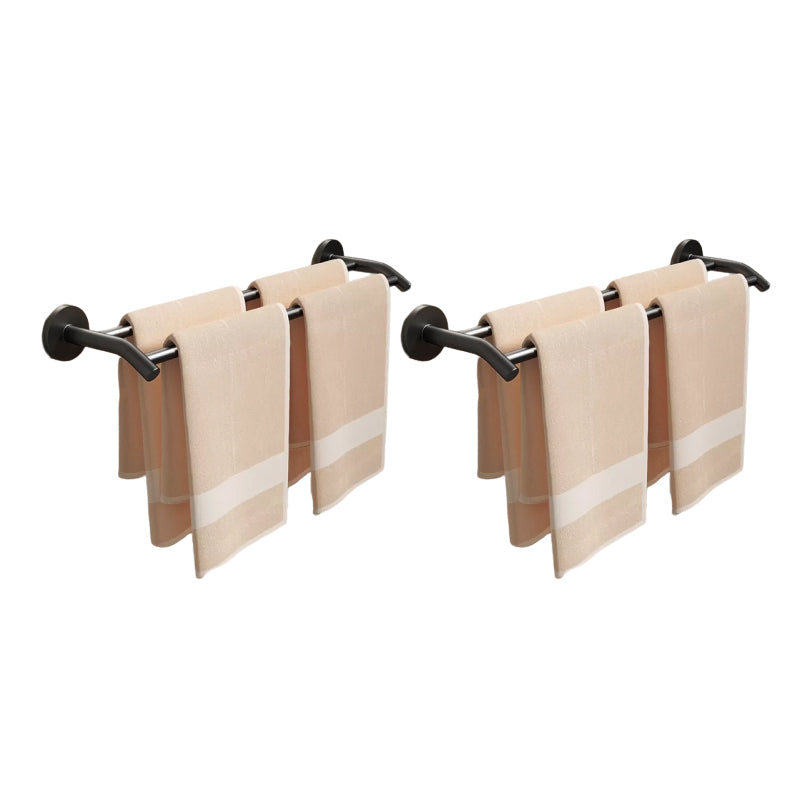 Rynx | Aluminum Bathroom Hardware Set Black Bathroom Accessories Kit Towel Bar