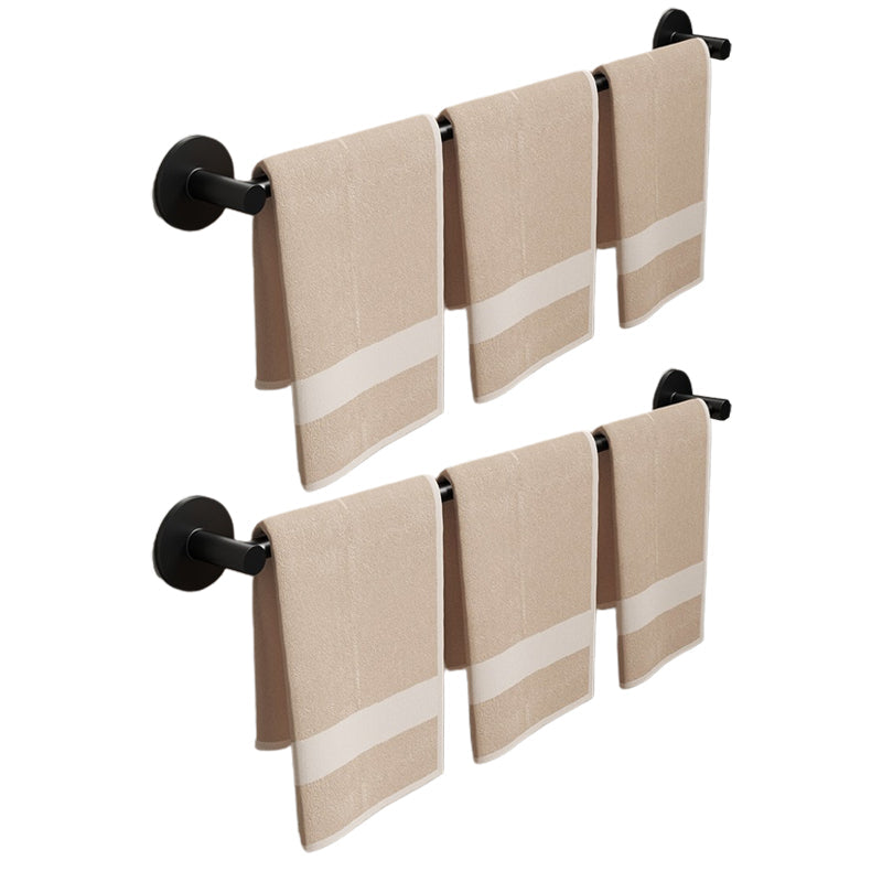 Rynx | Aluminum Bathroom Hardware Set Black Bathroom Accessories Kit Towel Bar