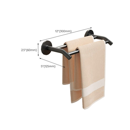 Rynx | Aluminum Bathroom Hardware Set Black Bathroom Accessories Kit Towel Bar