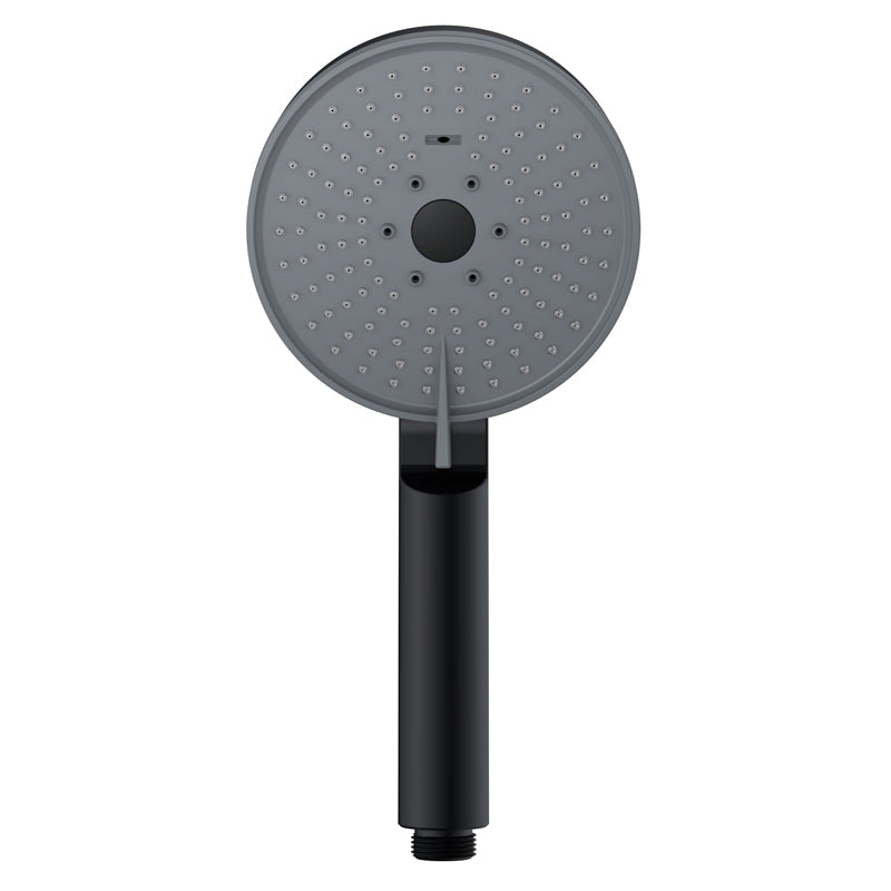 Rynx | Matt Black Hand Shower Modern 3-Stream Round Wall Mounted Hand Shower