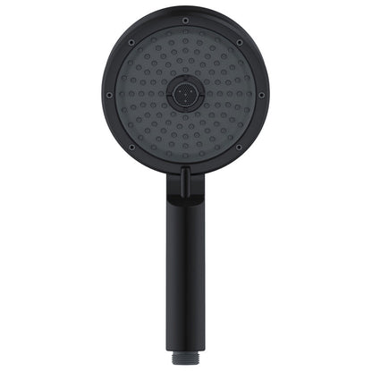 Rynx | Matt Black Hand Shower Modern 3-Stream Round Wall Mounted Hand Shower