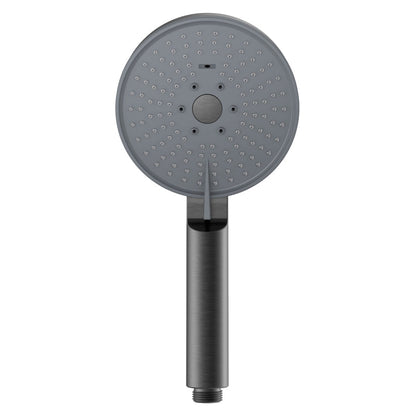 Rynx | Matt Black Hand Shower Modern 3-Stream Round Wall Mounted Hand Shower