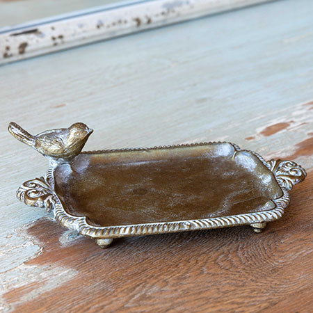 Rynx | Brass Bird Soap Dish, Set of 2