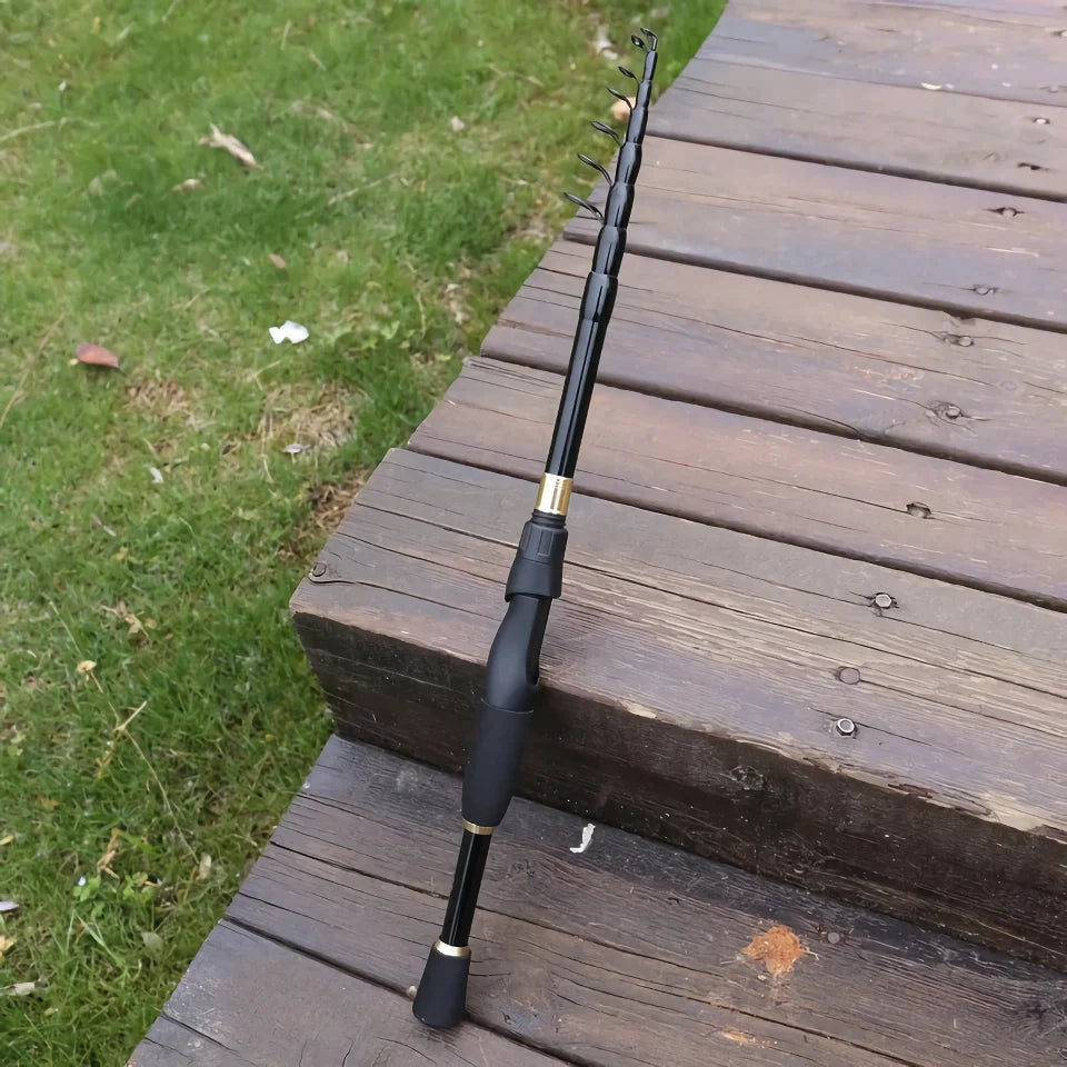 Rynx | Ultralight Telescopic Bait Fishing Rod - Carbon Fiber