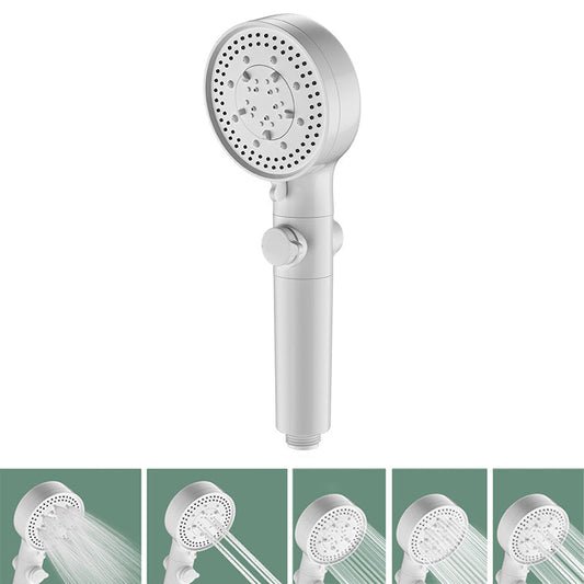 Rynx | Bathroom Shower Head 5-Stream Round Hand Shower Holder Wall Mount Shower Head