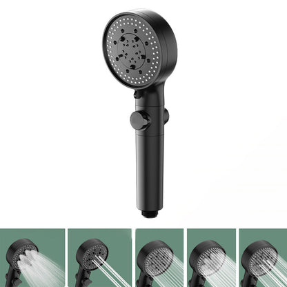 Rynx | Bathroom Shower Head 5-Stream Round Hand Shower Holder Wall Mount Shower Head
