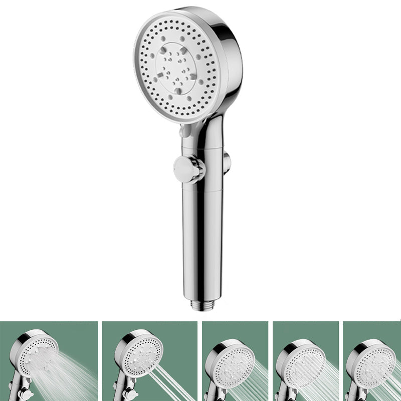 Rynx | Bathroom Shower Head 5-Stream Round Hand Shower Holder Wall Mount Shower Head