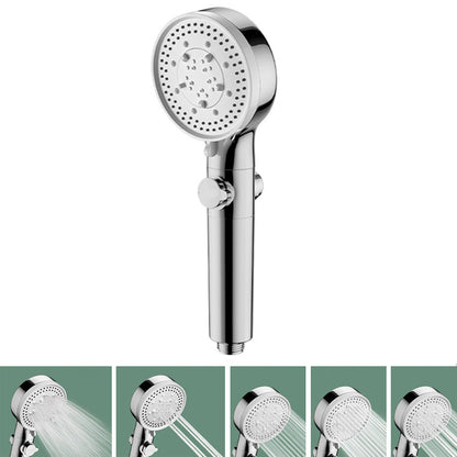 Rynx | Bathroom Shower Head 5-Stream Round Hand Shower Holder Wall Mount Shower Head
