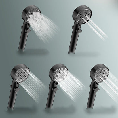 Rynx | Bathroom Shower Head 5-Stream Round Hand Shower Holder Wall Mount Shower Head