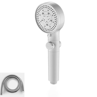 Rynx | Bathroom Shower Head 5-Stream Round Hand Shower Holder Wall Mount Shower Head