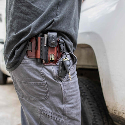 Rynx | Cowhide Multitool Belt Pouch — Sturdy Holder for Tactical Equipment