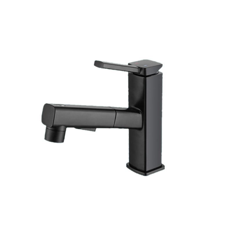 Rynx | Lever handle fitting Pull-out basin mixer with swivel spout