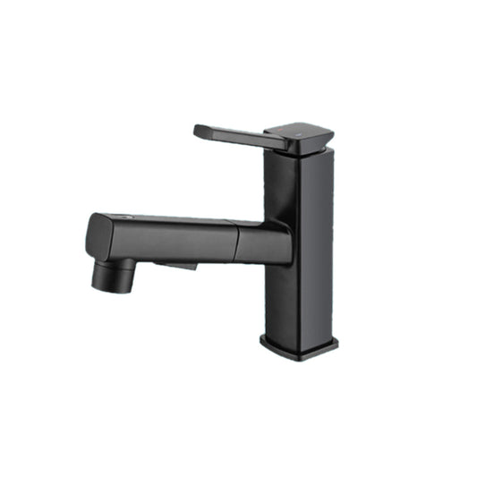 Rynx | Lever handle fitting Pull-out basin mixer with swivel spout