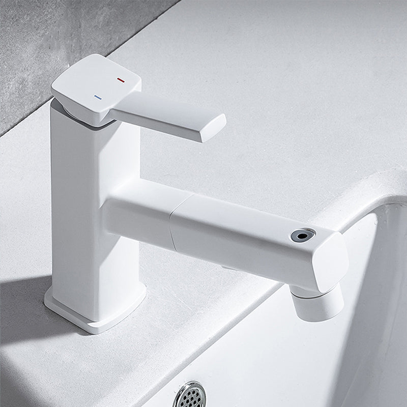 Rynx | Lever handle fitting Pull-out basin mixer with swivel spout