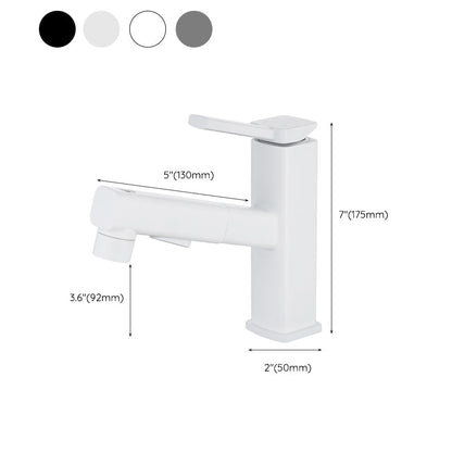 Rynx | Lever handle fitting Pull-out basin mixer with swivel spout