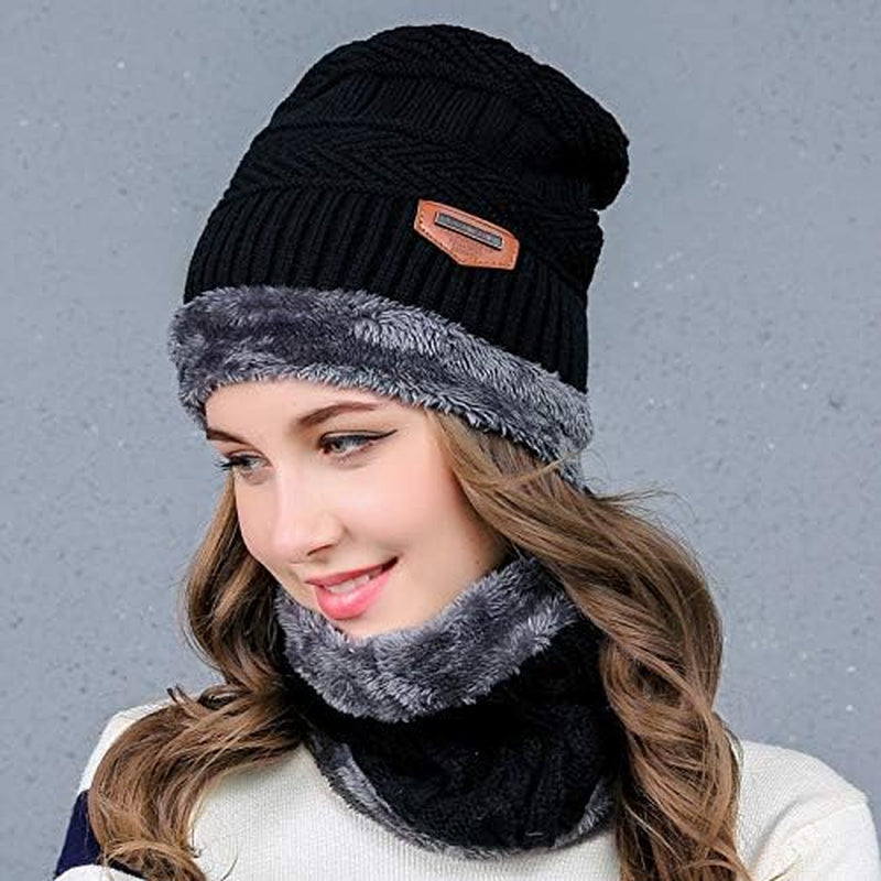 Rynx | Unisex Warm Winter Hat and Scarf Set