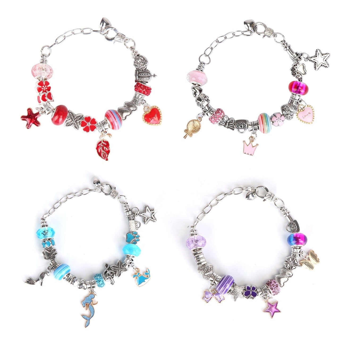 Rynx | 66 pieces: Charm bracelet making set