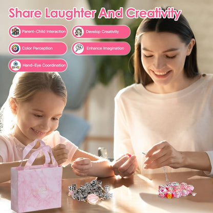 Rynx | 66 pieces: Charm bracelet making set