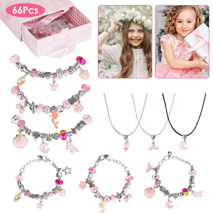 Rynx | 66 pieces: Charm bracelet making set