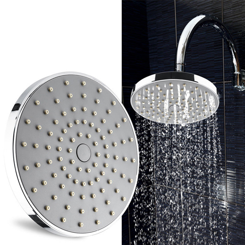 Rynx | Round Fest Shower Head Silver Single Jet Wall Mounted Shower Head