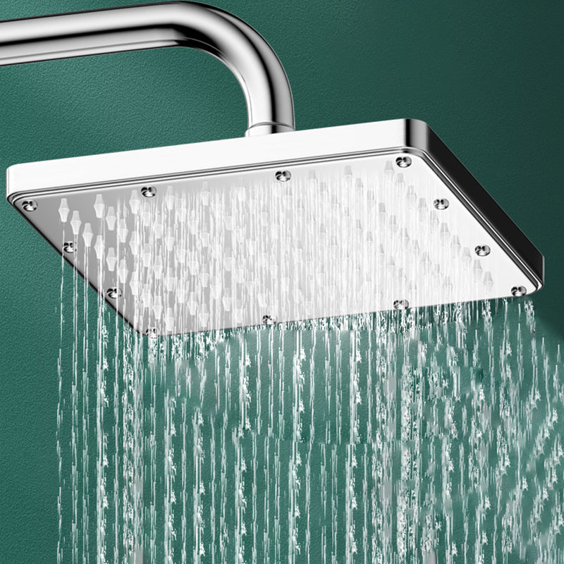 Rynx | Modern Showerhead Combination Double Showerhead Polished Stainless Steel Wall Mounted Showerhead