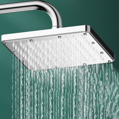 Rynx | Modern Showerhead Combination Double Showerhead Polished Stainless Steel Wall Mounted Showerhead