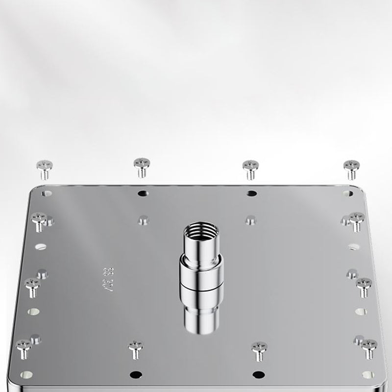 Rynx | Modern Showerhead Combination Double Showerhead Polished Stainless Steel Wall Mounted Showerhead