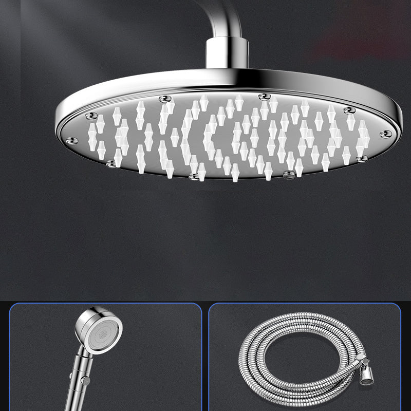 Rynx | Modern Showerhead Combination Double Showerhead Polished Stainless Steel Wall Mounted Showerhead