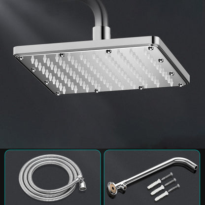 Rynx | Modern Showerhead Combination Double Showerhead Polished Stainless Steel Wall Mounted Showerhead