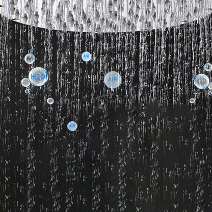 Rynx | Modern Showerhead Combination Double Showerhead Polished Stainless Steel Wall Mounted Showerhead