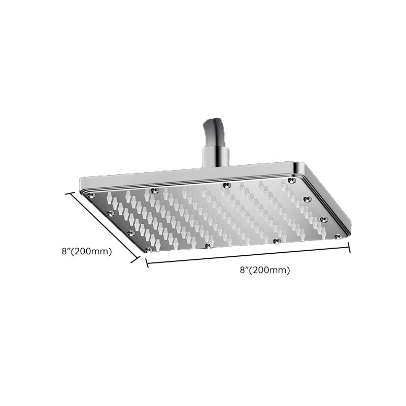 Rynx | Modern Showerhead Combination Double Showerhead Polished Stainless Steel Wall Mounted Showerhead